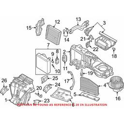 Audi VW Cabin Air Temperature Sensor 3D0907543A